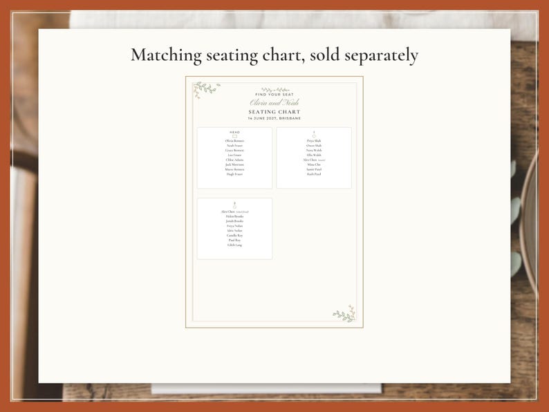 Wedding Crossword Sign, image 12