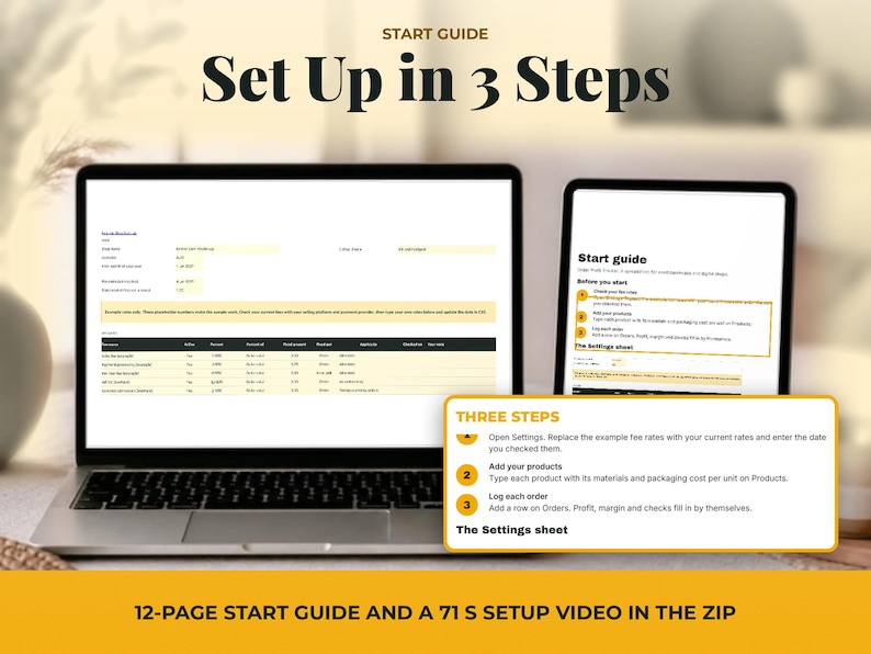 Profit Tracker Spreadsheet for Orders, image 6