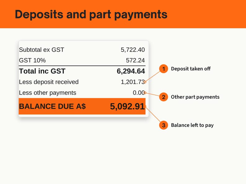 Invoice Template for Australian Tradies, image 6