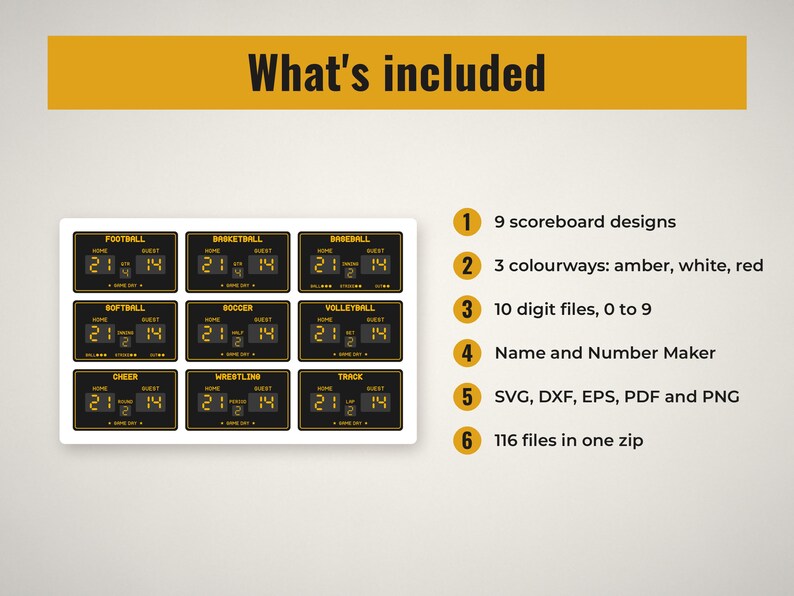Scoreboard Shirt Svg Bundle, image 5