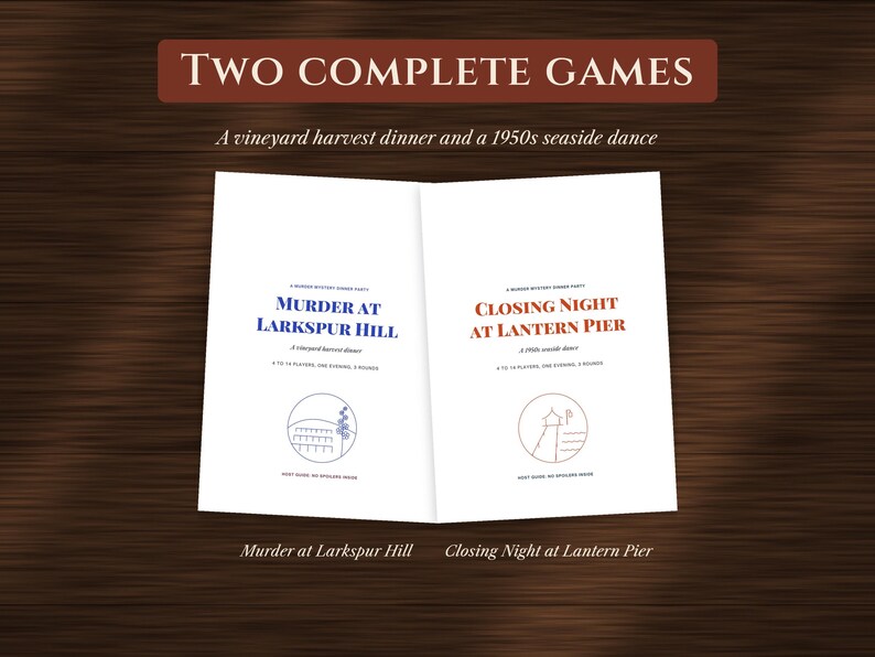 Murder Mystery Party Game Bundle, image 2