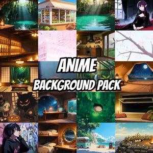 Anime Cenote Fire Pool Animated Background for VTubers · 1080p MP4 image 4