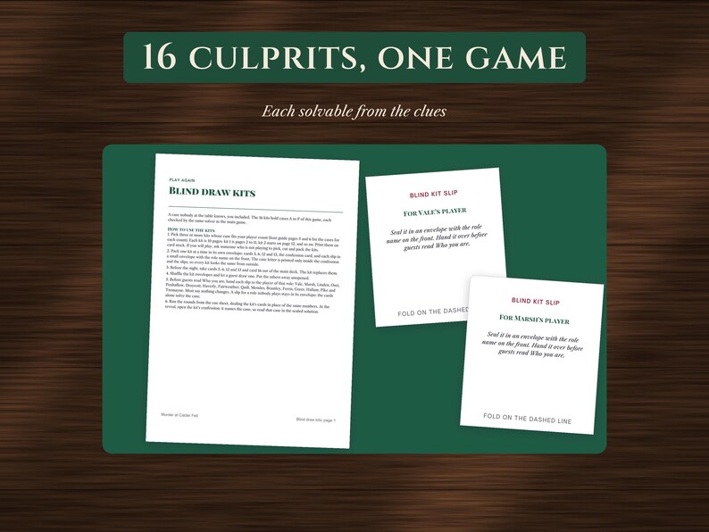 Christmas Murder Mystery Party Game for Adults, image 8