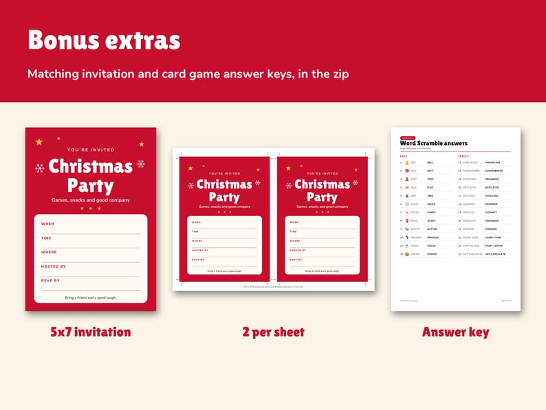 Christmas Party Games Printable, image 16