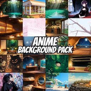 Anime Cenote Fire Pool Animated Background for VTubers · 1080p MP4 image 3