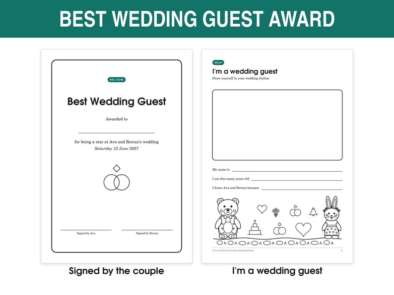 Kids Wedding Activity Book, image 12