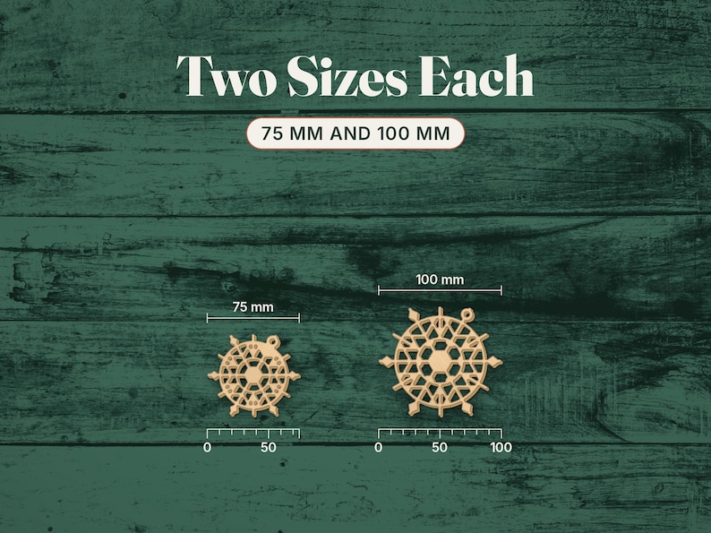 Snowflake Ornament SVG Laser Cut Files, image 4