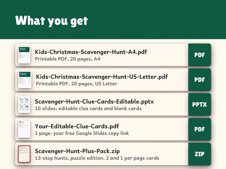 Christmas Scavenger Hunt for Kids Printable, image 14