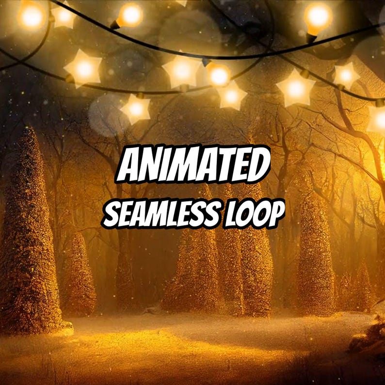 Enchanted Forest Waterfall with White Horse & Woman Animated Background for VTubers · Ultra HD MP4 image 1