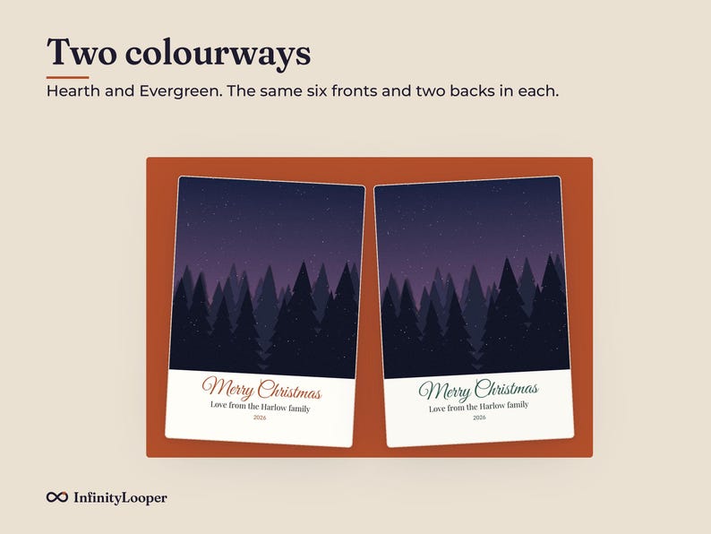 Christmas Photo Card Template, image 9