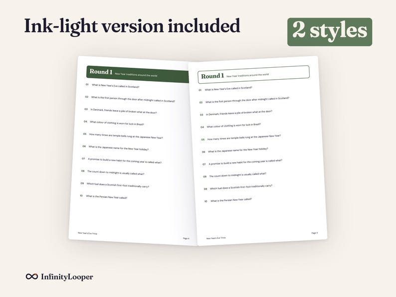 New Years Eve Trivia Game Printable, image 12