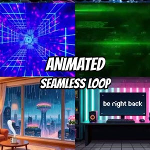 Industrial Sci-Fi Engine Core Animated Background for Twitch Streamers · 1080p MP4 image 3