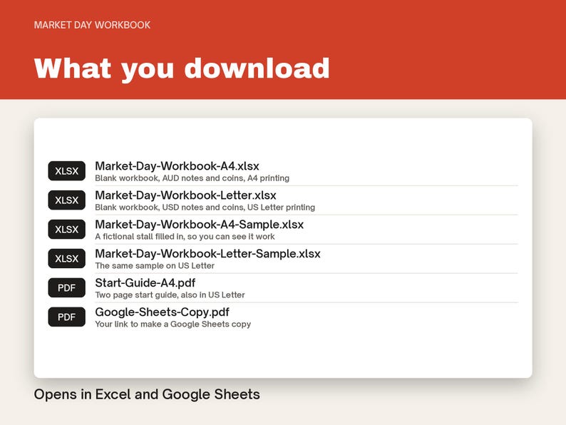 Craft Fair Tracker Spreadsheet, image 15
