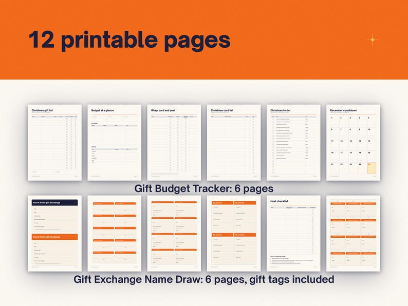 Christmas Gift Planner Spreadsheet Bundle, image 9