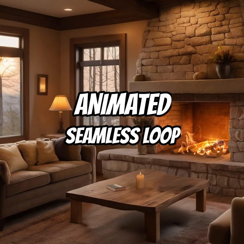 Fondo animado con vista acogedora de un velero al atardecer desde la ventana, ideal para ambientes lofi y para estudiar · 1080p MP4 imagen 1