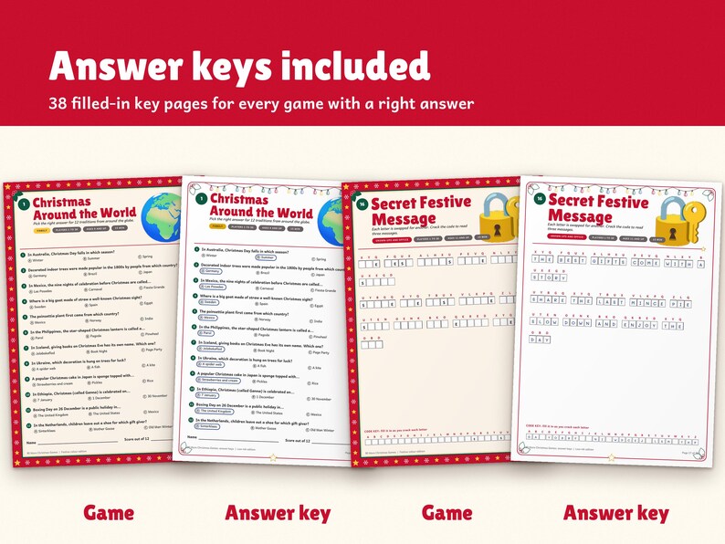 Christmas Party Games Printable, image 6