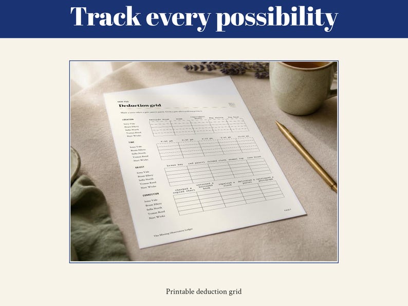 Printable Detective Game for Adults, image 8