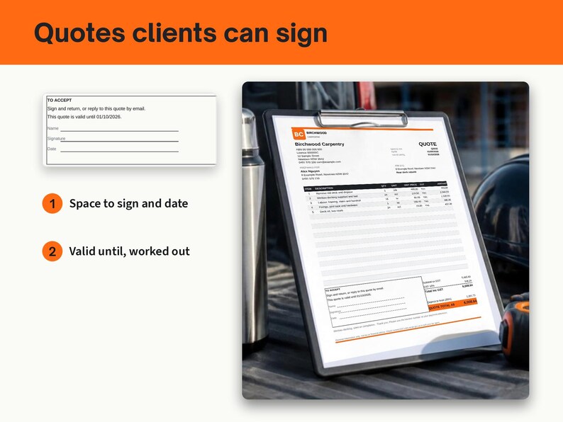 Invoice Template Bundle for Australian Tradies, image 13