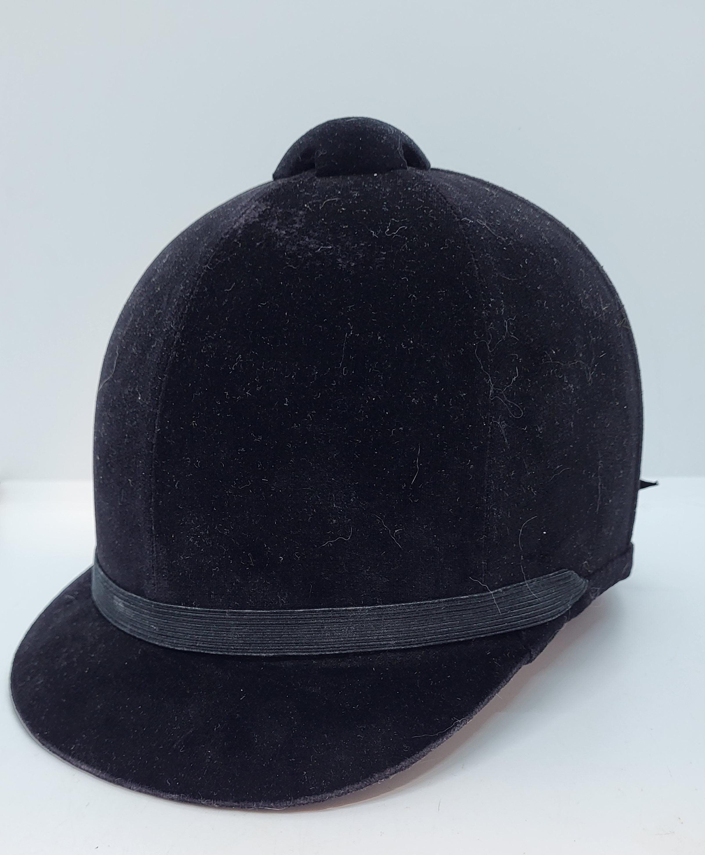 Vintage Unisex Gray Horse-Riding Hat Sz 7 Vintage Brown Velvet Equestrian Helmet - Size 6 7/8 - Etsy main image 3