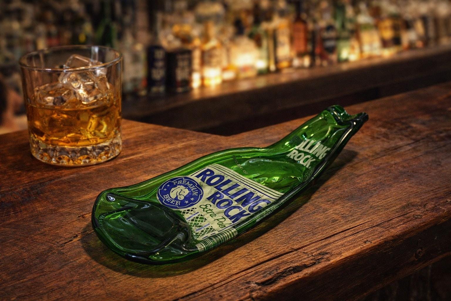 Rolling Rock Vintage Bottle - Etsy