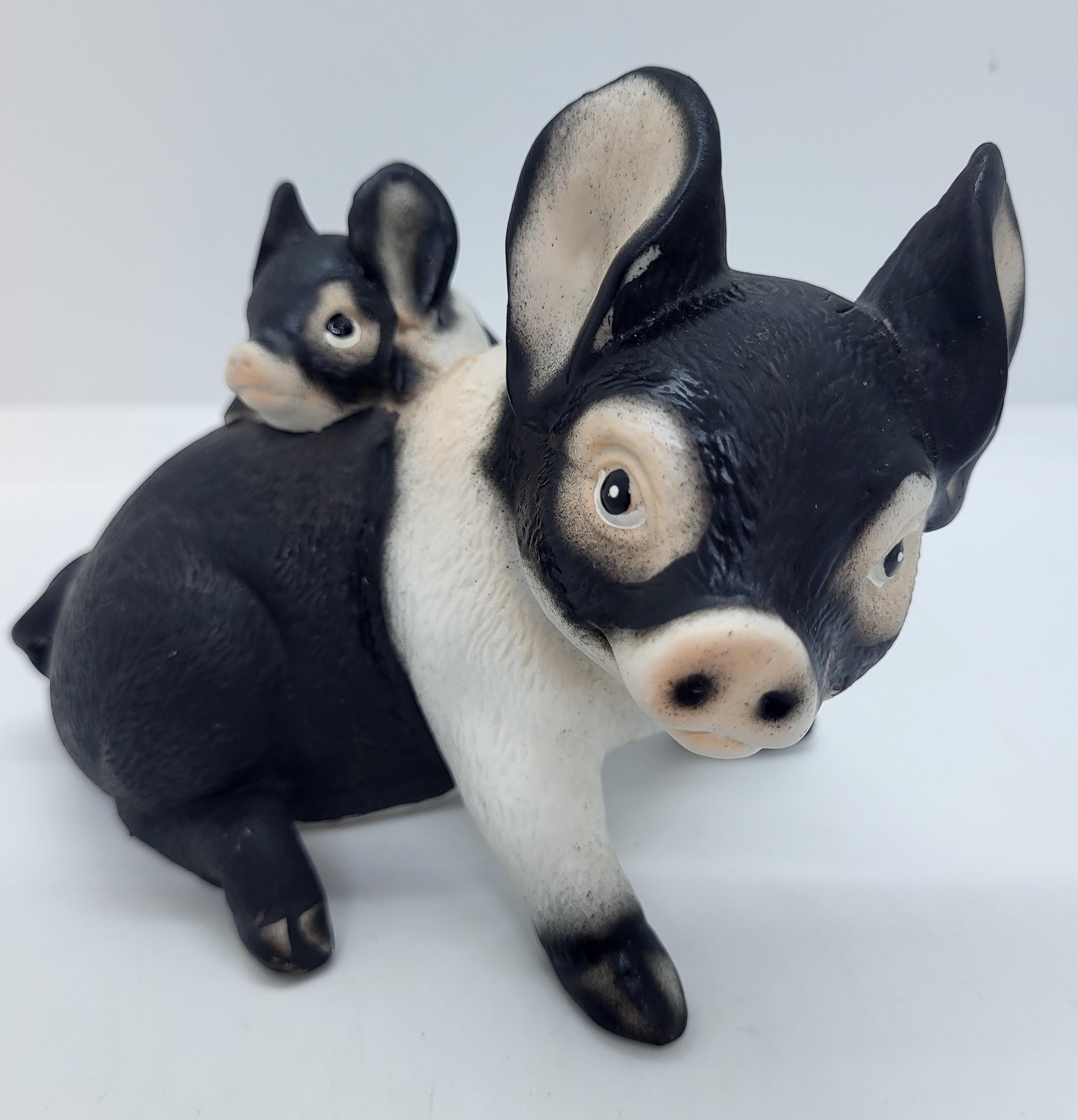 【ボクくん様用】NEW ENGLAND / 1978 Harvey Knox Kingdom Hand Painted Mom Pig & Piglet Figurine - Etsy