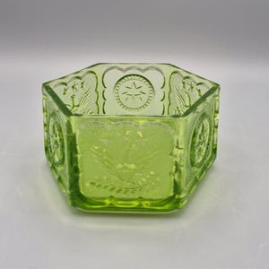 【ヴィンテージ】インディアナ ガラス キャンディディッシュ イーグルス＆スターズ Indiana Star Eagle - Etsy
