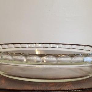 Vintage Pyrex clear glass Pie Plate