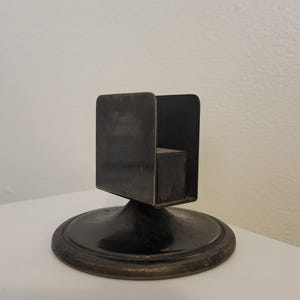 Antique Metal Match Box Holder