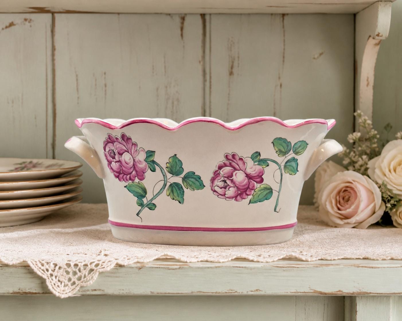 Tiffany & Co Strasbourg Flowers Cachepot Planter Portugal-floral