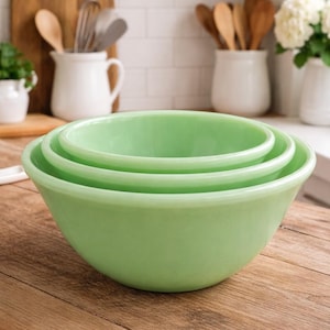 Jadeite Mckee Bell Bowls - Etsy