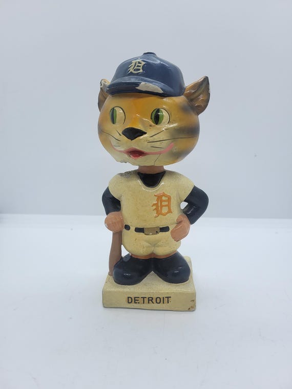 Vintage 1960's Detroit Tigers Mascot Bobblehead-sports Collectible