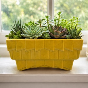 Vintage 1950s Cookson Pottery Planter-Mid Century Home Decor