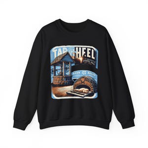 Sudadera Tar Heel UNC Chapel Hill - Diseño Born and Bread, unisex, mezcla gruesa, cuello redondo imagen 6