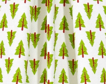 Christmas Tree Tablecloth: 100% Cotton, USA Made, Custom Size