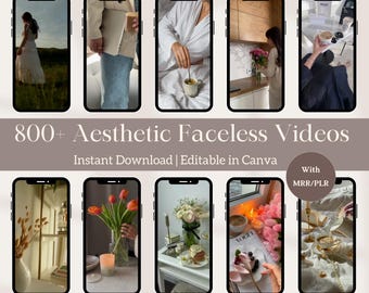 Faceless Video Reels | Social Media Templates (Digital Download)