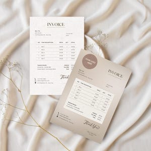 Invoice Template | PDF Microsoft Word Invoice | Printable Invoice | Fillable Invoice PDF | Business Invoice Template | Editable Invoice