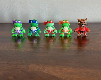Mini jouets articulés imprimés en 3D inspirés d'une tortue ninja Teenage Mutant