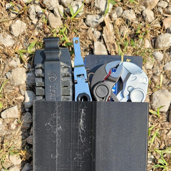 EDC Organizer Carbon Fiber-Reinforced Insert for Leattweed's LP Pocket/Belt Organizer Pouch