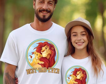 Camiseta El Rey León El Mejor Papá del Mundo Camiseta Disney Día del Padre Camiseta Feliz Día del Padre Regalo Feliz Día del Padre Camiseta para Padres