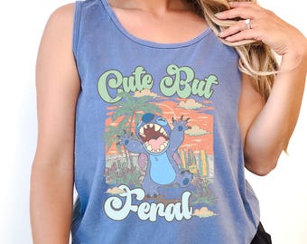 Disney Stitch Tank Top Cute Vacation Trip Shirt Disney Graphic Womens Tee Disney Tank Top Cute Shirt Vacation Tank Disney Girls Trip Tee