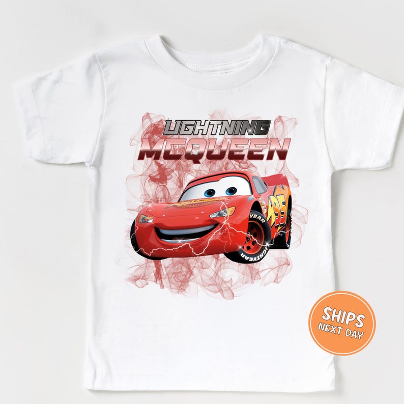 a white t - shirt with a cartoon character on it