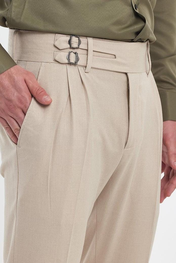 Lyxe Belted Pants - Taupe – The Frankie Shop