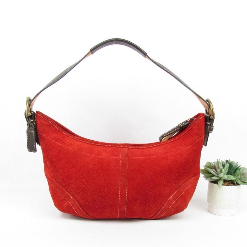 Coach Soho Suede Bag - Etsy Coach Soho Suede Bag - Etsy