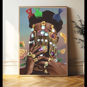 Zwarte man kunst, Afro-Amerikaanse kunst, minimalistische BLM-kunst, zwarte jongen kunst, culturele kunstprints, melaninekunst, decor urban lifestyle