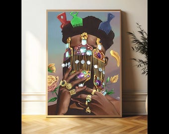 Black Man Art, African American Art, Minimalist BLM Art, Black Boy Art, Cultural Art Prints, Melanin Art, Urban Lifestyle Decor