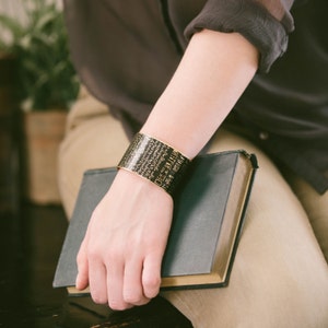 Bracciale Rosetta Stone - Letteratura antica - Geroglifici egiziani - Lingue demotiche greche - Regali letterari - Regalo unico