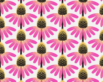 Love Always, AM- Echinacea- True - 100% Cotton fabric - available in fq, half yard, and yardage