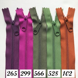 24 Inch 4.5 Ykk Purse Zippers with a Long Handbag Pulls Mix and Match Your Choice of 25 Zippers image 4