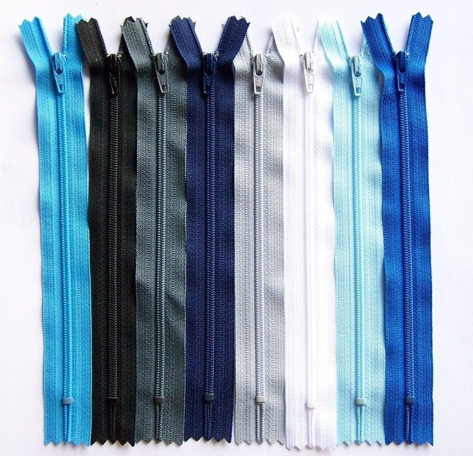 Ykk Zippers Rainy Day 8 Piece Sampler Pack- Available in 3,4,5,6,7,8,…