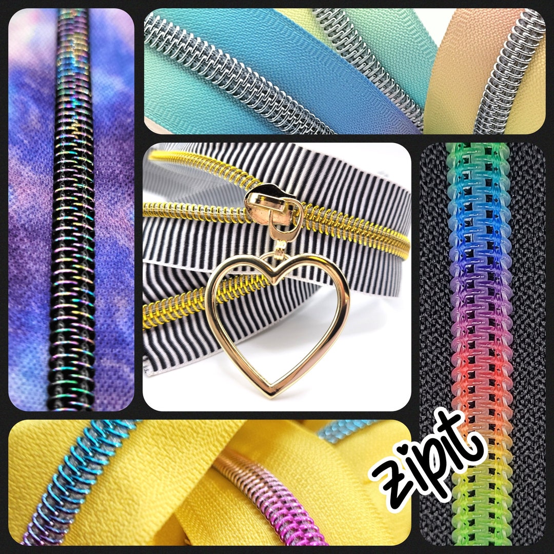 Cosmic Zipper Tape with Rainbow Coil (#5)